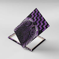 Purple Matariki New Zealand Canvas Wall Art Maori Poutama Galaxy Vibes