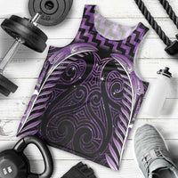 Purple Matariki New Zealand Men Tank Top Maori Poutama Galaxy Vibes
