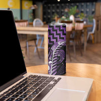 Purple Matariki New Zealand Skinny Tumbler Maori Poutama Galaxy Vibes