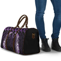 Purple Matariki New Zealand Travel Bag Maori Poutama Galaxy Vibes - Polynesian Pride