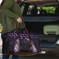 Purple Matariki New Zealand Travel Bag Maori Poutama Galaxy Vibes - Polynesian Pride
