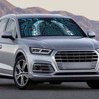 Blue Matariki New Zealand Auto Sun Shade Maori Poutama Galaxy Vibes - Polynesian Pride