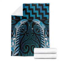 Blue Matariki New Zealand Blanket Maori Poutama Galaxy Vibes