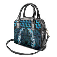 Blue Matariki New Zealand Shoulder Handbag Maori Poutama Galaxy Vibes