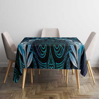 Blue Matariki New Zealand Tablecloth Maori Poutama Galaxy Vibes