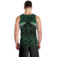 Green Matariki New Zealand Men Tank Top Maori Poutama Galaxy Vibes