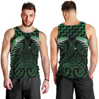 Green Matariki New Zealand Men Tank Top Maori Poutama Galaxy Vibes
