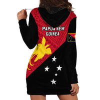 Papua New Guinea Football Hoodie Dress Go PNG Polynesian Pattern Sporty Style LT14 - Polynesian Pride