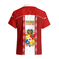 Tonga Football Hawaiian Shirt Tongan Ngatu Pattern Sporty Style LT14 - Polynesian Pride