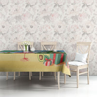 Flamingo Hawaii Summer Christmas Personalized Tablecloth Mele Kalikimaka Beachy Vibes