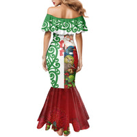 Meri Kirihimete New Zealand Personalised Mermaid Dress Cute Santa NZ Animals and Pohutukawa