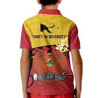 Papua New Guinea Independence Day Kid Polo Shirt Since 1975 Unity In Diversity