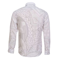 Samoa White Sunday Family Matching Off Shoulder Maxi Dress and Hawaiian Shirt Lotu Tamaiti Siapo With Teuila