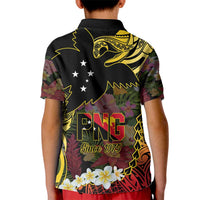 Papua New Guinea 50th Independence Anniversary Kid Polo Shirt Independen Stet bilong Papua Niu Gini LT14