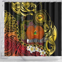 Papua New Guinea 50th Independence Anniversary Shower Curtain Independen Stet bilong Papua Niu Gini LT14