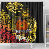 Papua New Guinea 50th Independence Anniversary Shower Curtain Independen Stet bilong Papua Niu Gini LT14