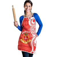 Personalised Kolisi Tonga Apron Mate Maa Tonga Ngatu Pattern LT14 - Polynesian Pride