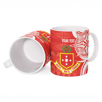 Personalised Kolisi Tonga Ceramic Mug Mate Maa Tonga Ngatu Pattern LT14 - Polynesian Pride