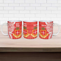 Personalised Kolisi Tonga Ceramic Mug Mate Maa Tonga Ngatu Pattern LT14 - Polynesian Pride