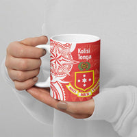 Personalised Kolisi Tonga Ceramic Mug Mate Maa Tonga Ngatu Pattern LT14 - Polynesian Pride