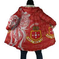 Personalised Kolisi Tonga Cloak Mate Maa Tonga Ngatu Pattern - Polynesian Pride