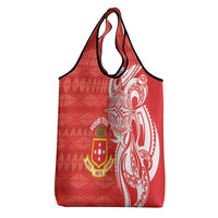 Personalised Kolisi Tonga Grocery Bag Mate Maa Tonga Ngatu Pattern LT14 - Polynesian Pride