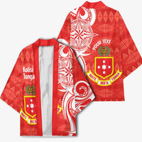 Personalised Kolisi Tonga Kimono Mate Maa Tonga Ngatu Pattern - Polynesian Pride