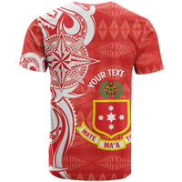 Personalised Kolisi Tonga T Shirt Mate Maa Tonga Ngatu Pattern - Polynesian Pride