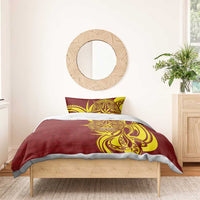 Personalised Tonga High School Bedding Set THS Tongan Ngatu Pattern - Polynesian Pride