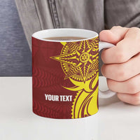 Personalised Tonga High School Ceramic Mug THS Tongan Ngatu Pattern LT14 - Polynesian Pride