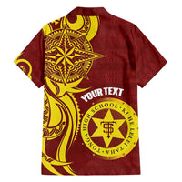 Personalised Tonga High School Hawaiian Shirt THS Tongan Ngatu Pattern - Polynesian Pride