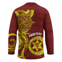 Personalised Tonga High School Hockey Jersey THS Tongan Ngatu Pattern LT14 - Polynesian Pride