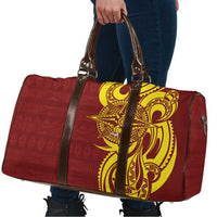 Personalised Tonga High School Travel Bag THS Tongan Ngatu Pattern LT14 - Polynesian Pride