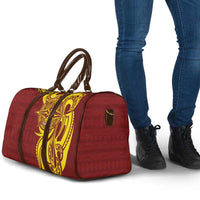 Personalised Tonga High School Travel Bag THS Tongan Ngatu Pattern LT14 - Polynesian Pride