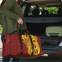 Personalised Tonga High School Travel Bag THS Tongan Ngatu Pattern LT14 - Polynesian Pride