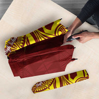 Personalised Tonga High School Umbrella THS Tongan Ngatu Pattern LT14 - Polynesian Pride