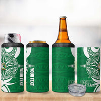 Personalised Liahona - Saineha High School 4 in 1 Can Cooler Tumbler Tongan Ngatu Pattern LT14 - Polynesian Pride