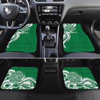 Personalised Liahona - Saineha High School Car Mats Tongan Ngatu Pattern - Polynesian Pride