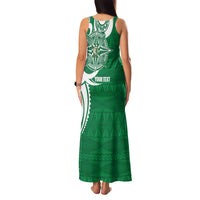 Personalised Liahona - Saineha High School Family Matching Tank Maxi Dress and Hawaiian Shirt Tongan Ngatu Pattern - Polynesian Pride