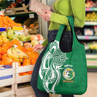 Personalised Liahona - Saineha High School Grocery Bag Tongan Ngatu Pattern LT14 - Polynesian Pride