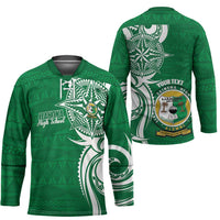 Personalised Liahona - Saineha High School Hockey Jersey Tongan Ngatu Pattern LT14 - Polynesian Pride
