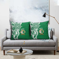 Personalised Liahona - Saineha High School Pillow Cover Tongan Ngatu Pattern LT14 - Polynesian Pride