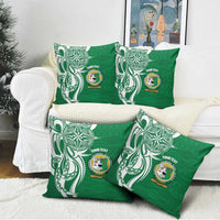 Personalised Liahona - Saineha High School Pillow Cover Tongan Ngatu Pattern LT14 - Polynesian Pride