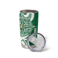 Personalised Liahona - Saineha High School Tumbler Cup Tongan Ngatu Pattern LT14 - Polynesian Pride