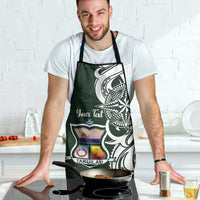 Personalised Tonga Takuilau College Apron Est 1975 Tongan Ngatu Pattern LT14 - Polynesian Pride