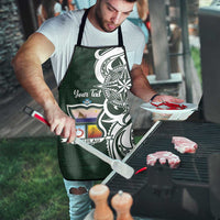 Personalised Tonga Takuilau College Apron Est 1975 Tongan Ngatu Pattern LT14 - Polynesian Pride