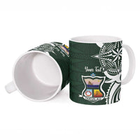 Personalised Tonga Takuilau College Ceramic Mug Est 1975 Tongan Ngatu Pattern LT14 - Polynesian Pride