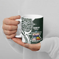 Personalised Tonga Takuilau College Ceramic Mug Est 1975 Tongan Ngatu Pattern LT14 - Polynesian Pride