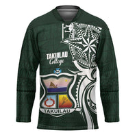 Personalised Tonga Takuilau College Hockey Jersey Est 1975 Tongan Ngatu Pattern - Polynesian Pride