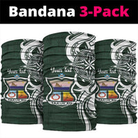 Personalised Tonga Takuilau College Neck Gaiter Est 1975 Tongan Ngatu Pattern - Polynesian Pride